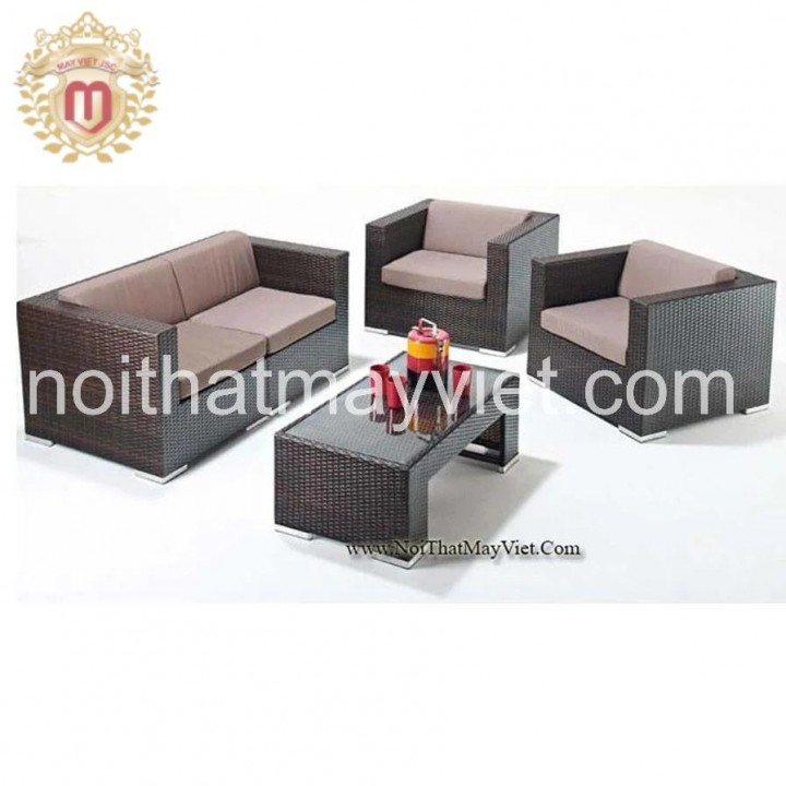 Bàn Ghế Sofa Mây Tre BGSF0015